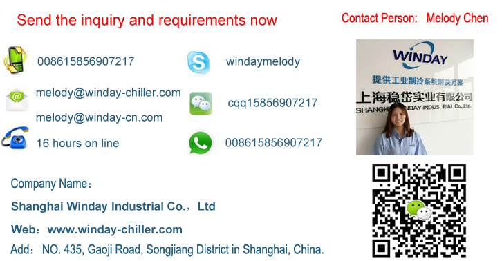 Industrial Water Cooled and Air Cooled Air Freezer Cooling Chiller