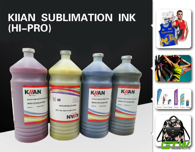 Italy Kiian Digistar Hi-PRO Dye Sublimation Ink for Transfer Printing