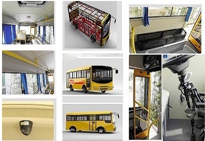 China, City, Small, Mini, Passenger, Shuttle, Electrical School Bus