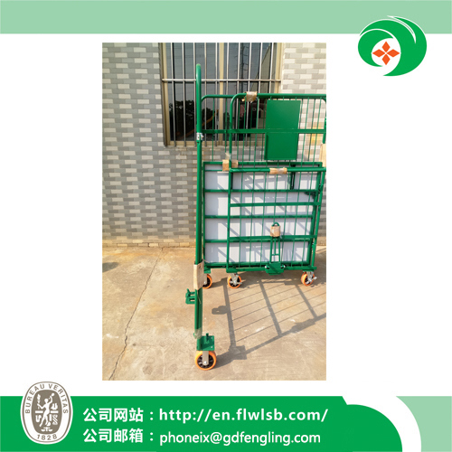 Customized Collapsible Steel Dispatch Trolley for Warehouse Storage