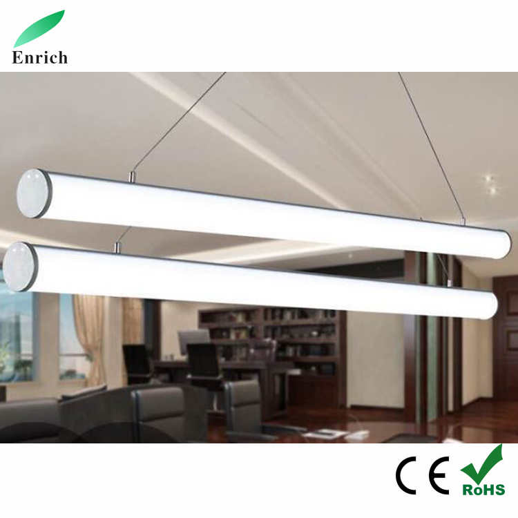 Round Tube LED Linear Light, LED Pendant Light for Office