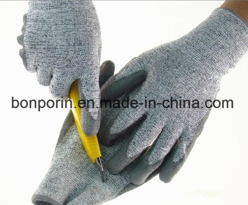 Safety Gloves Use Hppe Yarn Polyethylene