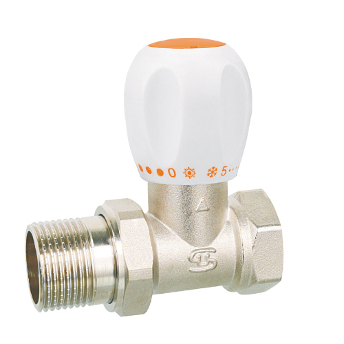 Thermostatic Brass Radiator Valve Chormed, Direct&Angle Type