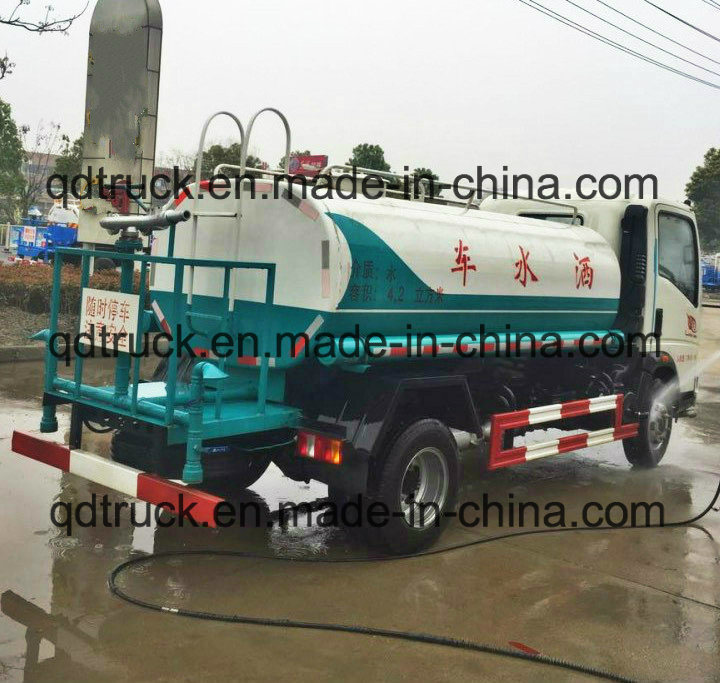 1200 gallons water carting truck, HOWO 4~5cbm 4X2 Small Water Cart