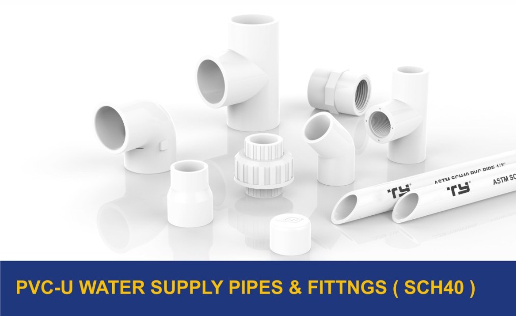 Ty Brands All Size of ASTM Sch40 Standard PVC/Plastic Water Supply Pipe Joint/Fittings