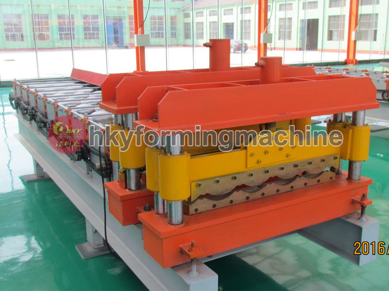 Glazed Tile Mobile Roof Curved Panel Roll Forming Machine for Sale