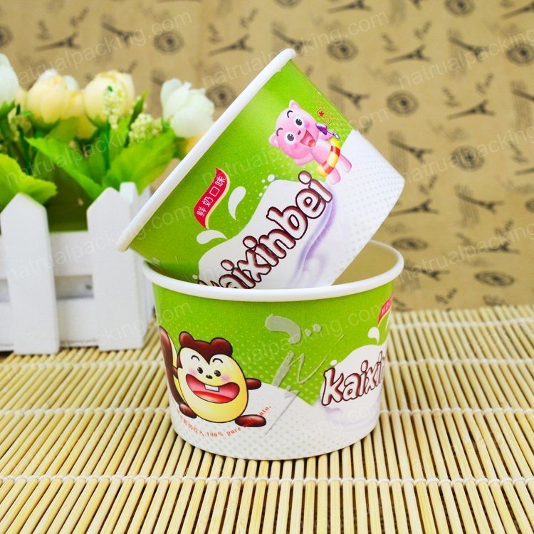 Custom Printed Disposable Paper Ice Cream Cup