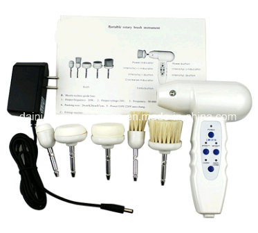 5 In1 Electric Brush Machine Facial Exfoliator Rotary Brushes Skin Cleaner Beauty Equipment Deep Cleansing