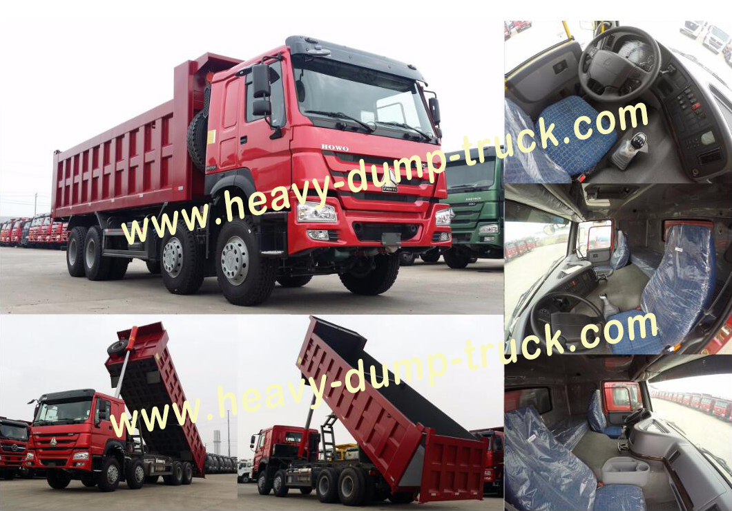 China Sinotruk HOWO 8X4 12wheel Heavy Duty Dump Truck Heavy Truck