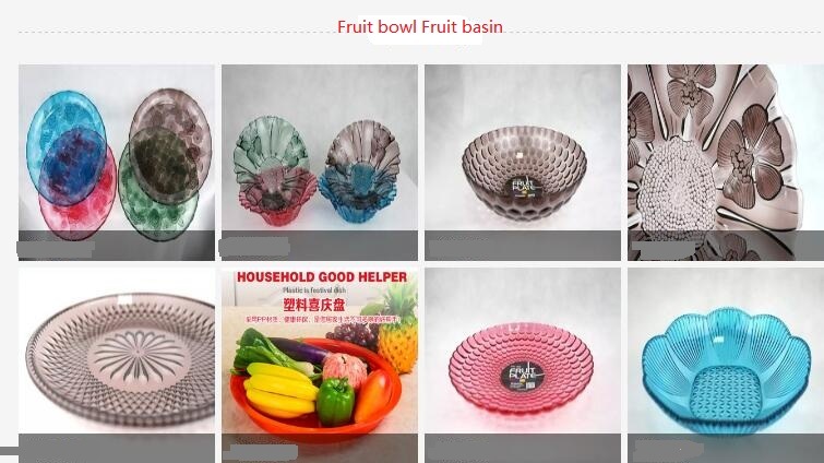 Fruit Bowl Fruit Basin Plastic Hollow Hand Flower Basket.