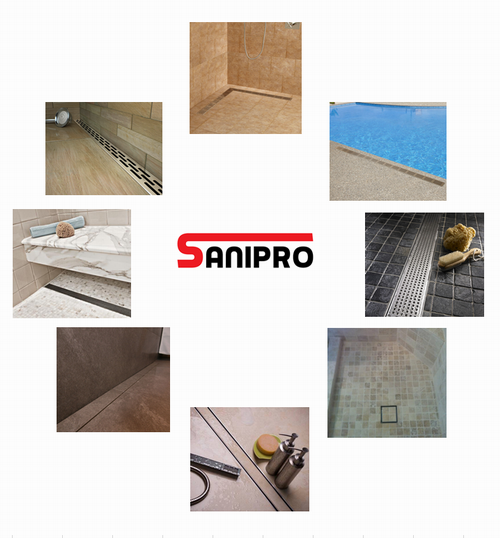 Sanipro 304 Stainless Steel Floor Drain Bathroom Shower Drain