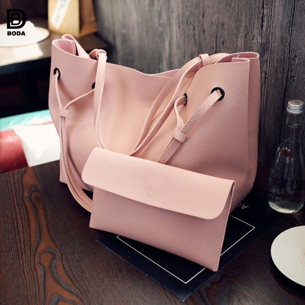 Multicolor Fashion PU Lady Handle Tote Handbag with Big Capacity