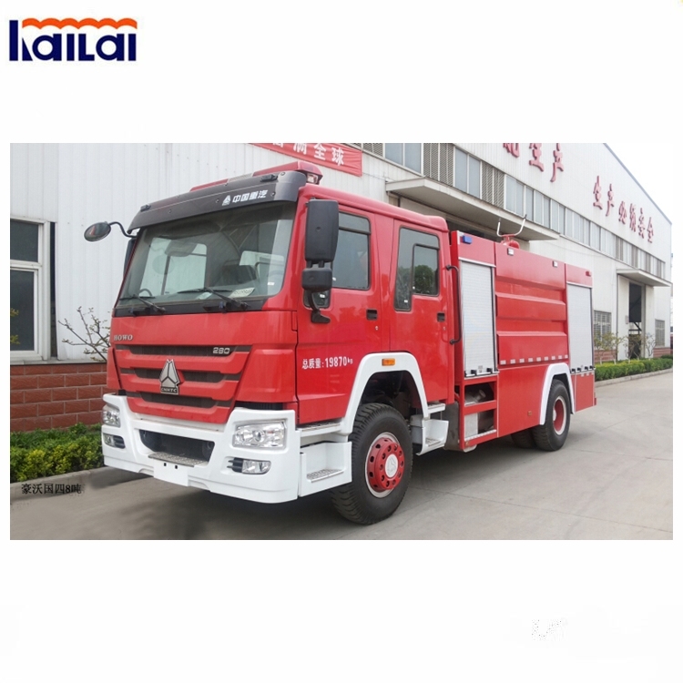 Sinotruk HOWO 6X4 Double Cabin 6 Person 10000L Water and Foam Type Emergency Fire Fighting Truck