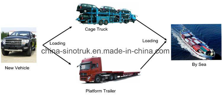 China Best Low Bed Semi Trailer of 60tons