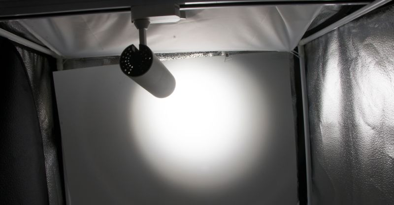 Flush Mount Exterior Designer White LED Track Light, Spotlight Track Lighting Kit LED