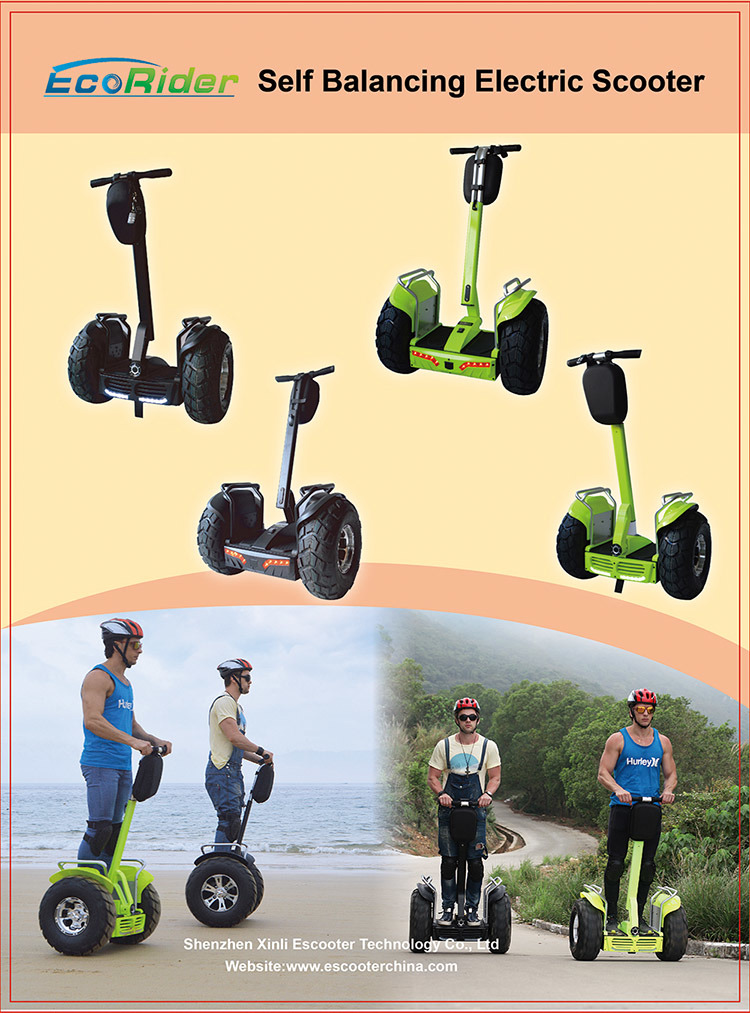 New Products 2016 E-Scooter off Road electric Chariot Two Wheels Self Balancing Electric Scooters for Profitable Rental Business