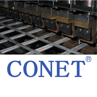 Conet Brand Full-Automatic Welded Wire Fence Panels Making Machine (HWJ1200 with line wire and cross wire 3-8mm)