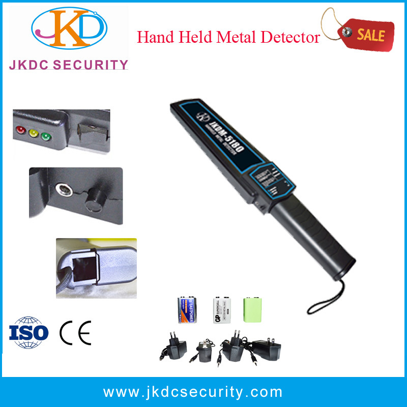 Portable Rechargeable Handheld Metal Detector for Access Security Control Systems