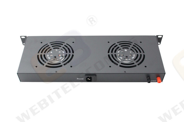 19inch Temperature Sensor Fan Unit for Network Rack