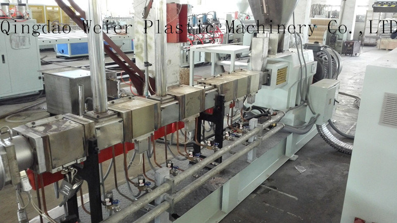 Parallel Twin Screw Extruder WPC Granule Making Machine