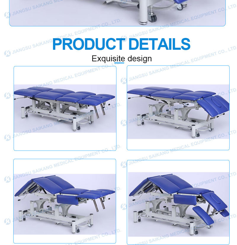 Sk-Pb009 Professional Service Cheap Stainless Steel Adjusbed Examing Bed