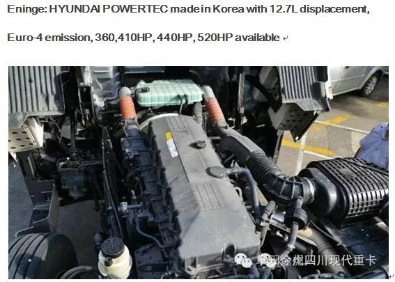 New Hyundai Tractor Truck for Sale with Best Price