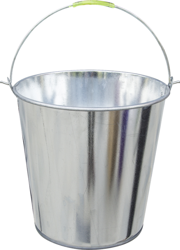 Galvanized Bucket Ice Bucket with Plastic Handle