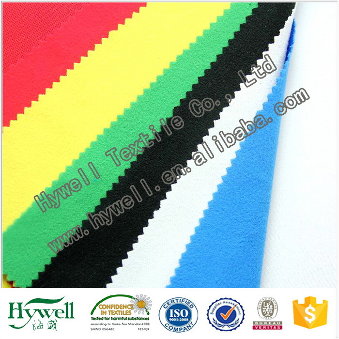 Brushed Tricot Jacket Shool Uniform Fabric Polyester Fabric for Sportswear