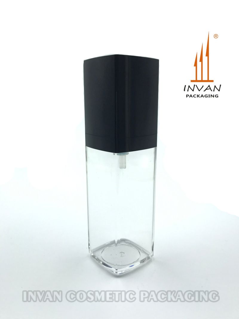 Classic Square Cosmetic Bottle 60ml Plastic Bottle Lotion Bottle Airless Bottle Acrylic Bottle