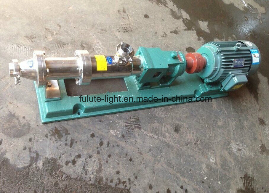 Food Grade Sanitary Stainless Steel Single Screw Pump