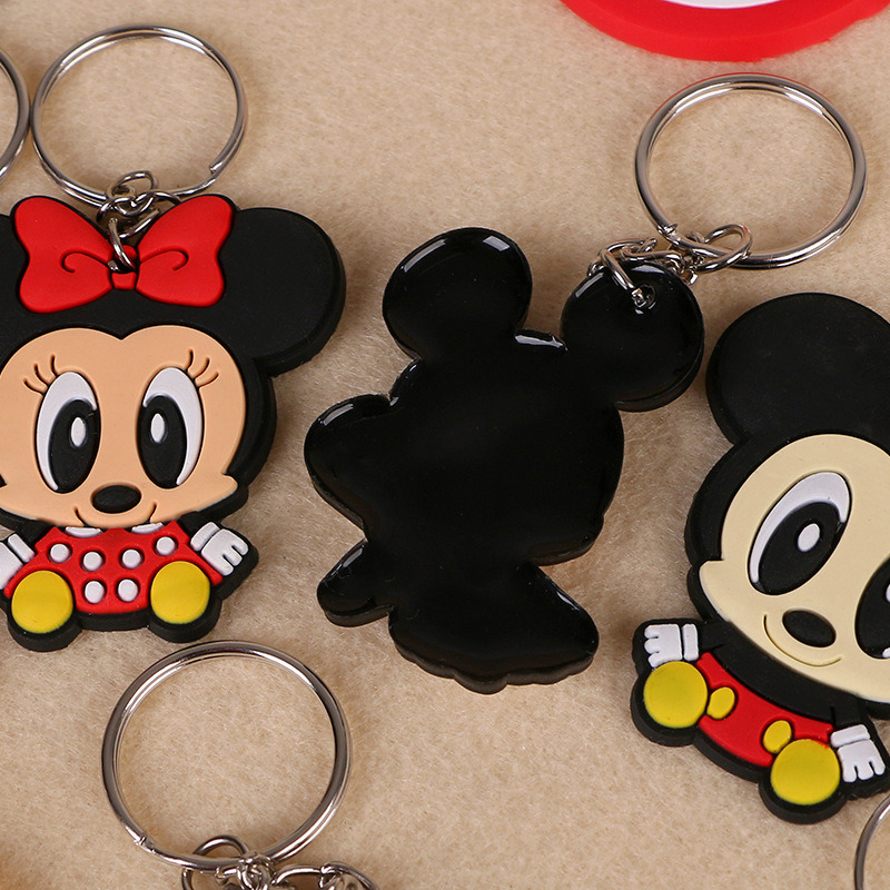 Custom Animal Shape Soft PVC Rubber Keychains