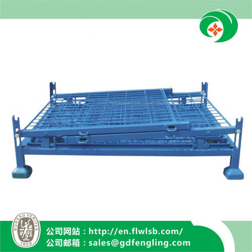 Foldable Wire Mesh Container for Warehouse with Ce