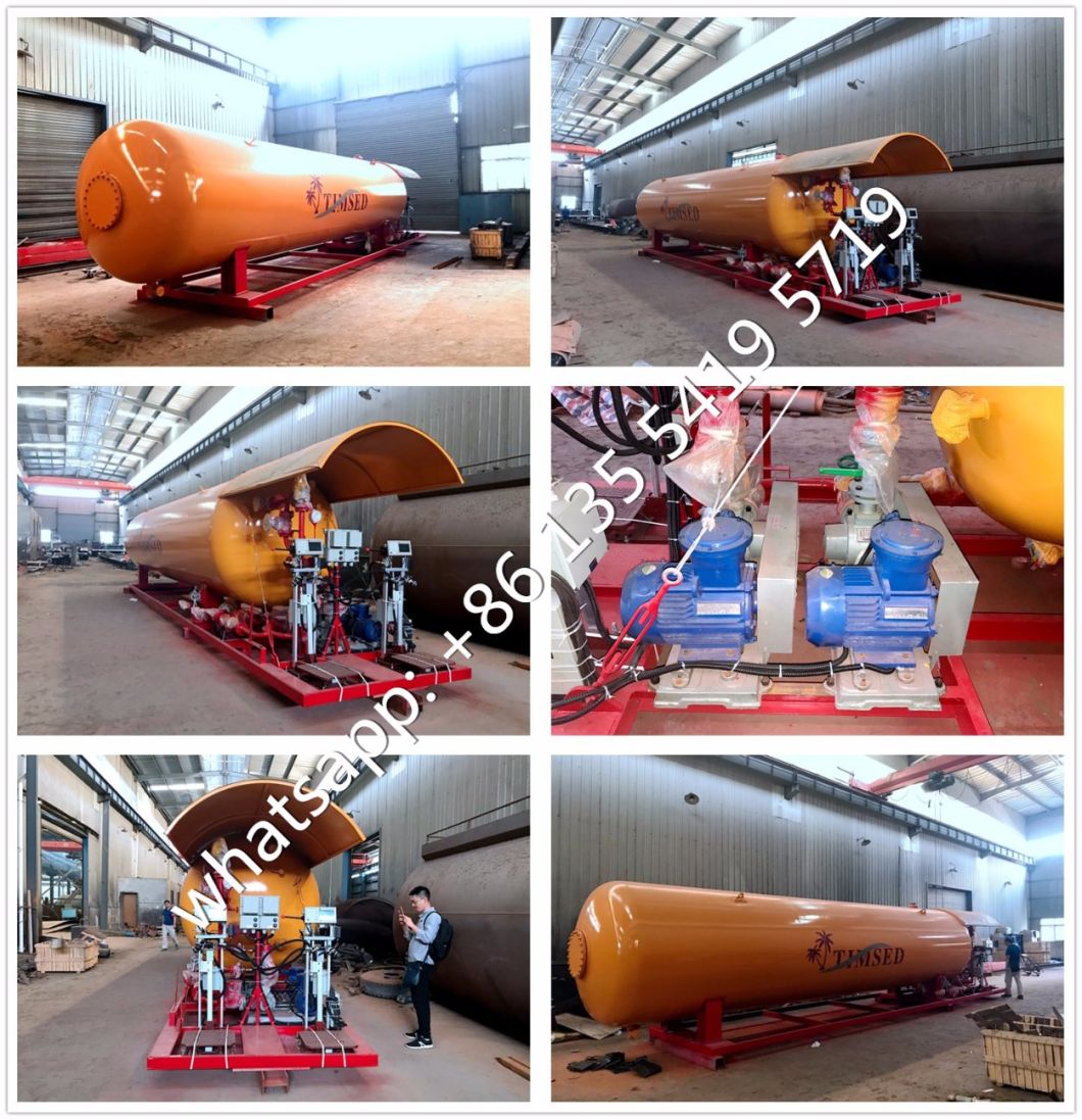 20mt LPG Filling Station, Double Nozzle Dispenser 40000L LPG Skid Station