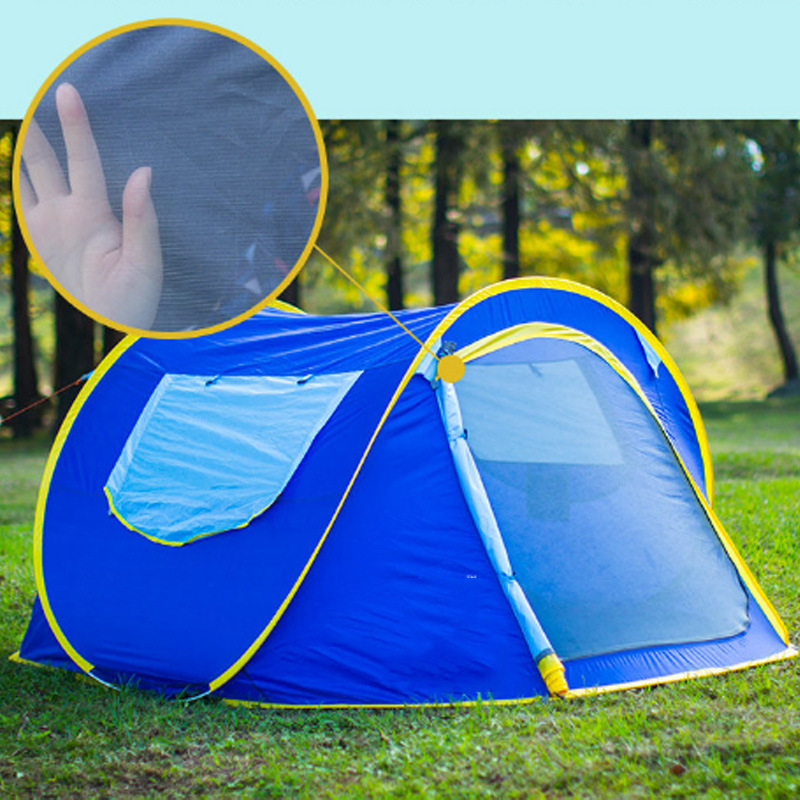 Durable Boat Shape Hand Throwing Beach Tent Outdoor Single Camping Automatic Instant Pop up Tent