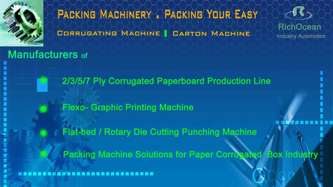 Box Making Machine Paperboard Line Touching Machine for Cardboard Boxes