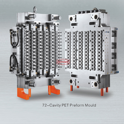 Hot Runner Pet Preform Injection Mould 72 Cavity