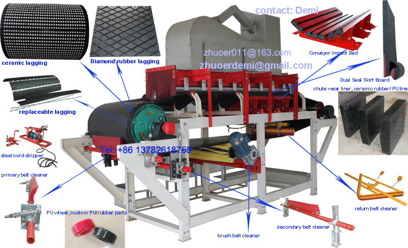 Carryback Removal Solution: Polyurethane Primary Conveyor Belt Cleaner