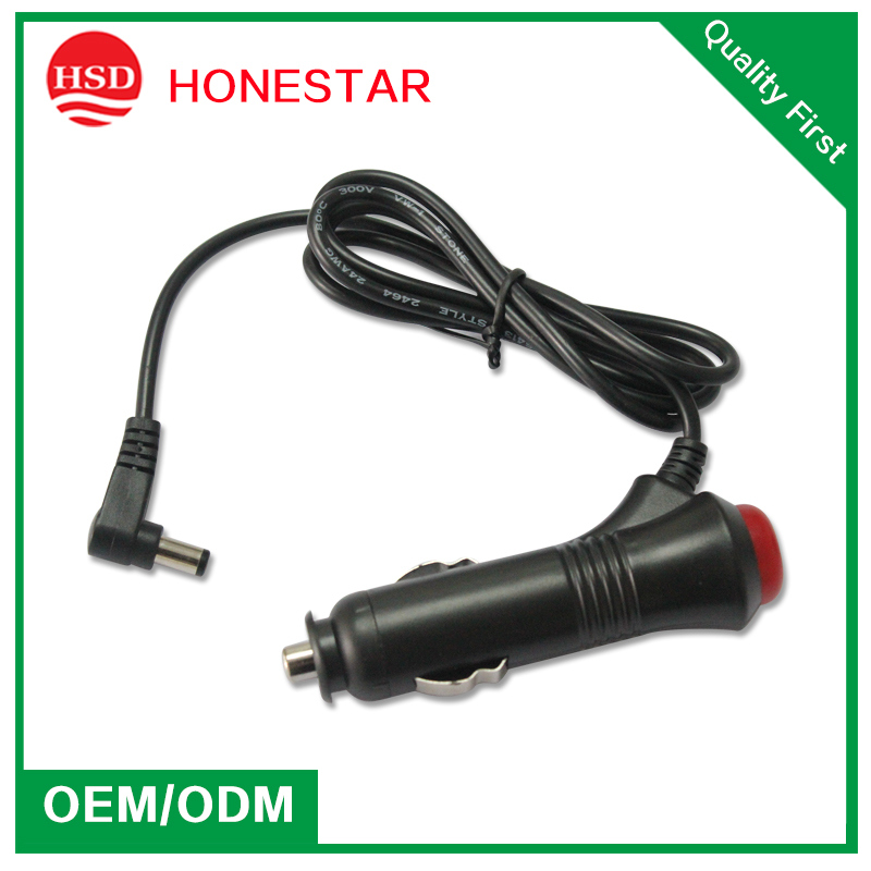 Auto Accessories Cigarette Lighter Plug with Red Black Wire