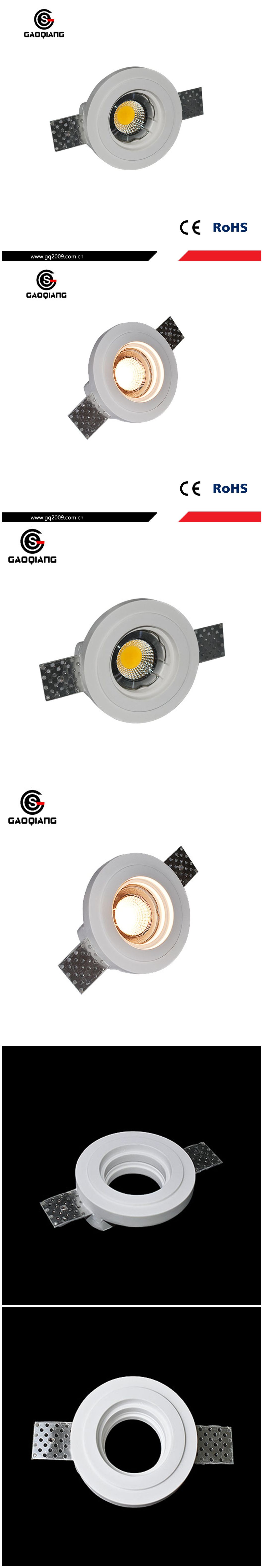 New Design Round LED Down Light Plaster Ceiling Lamp Gqd5022