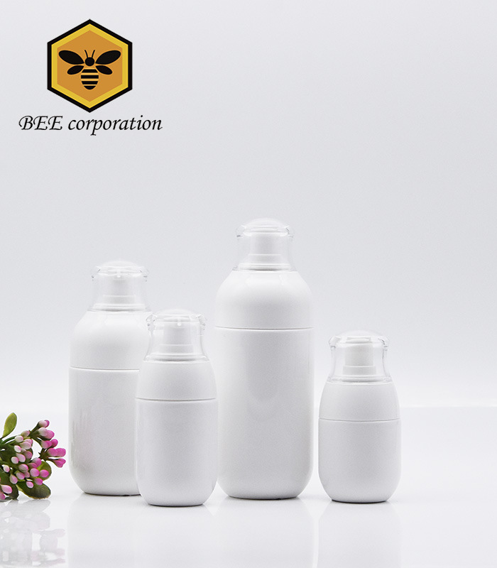 Round Shape Cosmetic Bottle Packaging Plastic Bottle for Skin Care