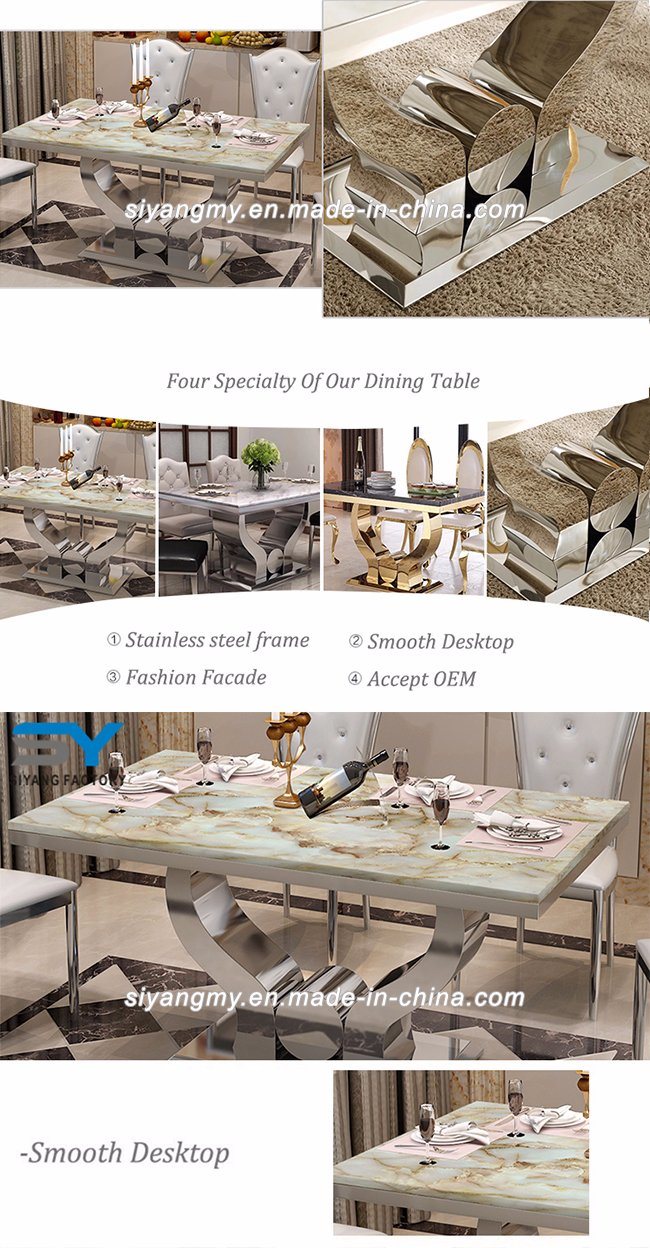 Dining Chair Furniture Marble Table Dining Table and Chair