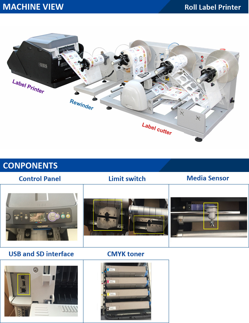 Desktop Label Printer with 8