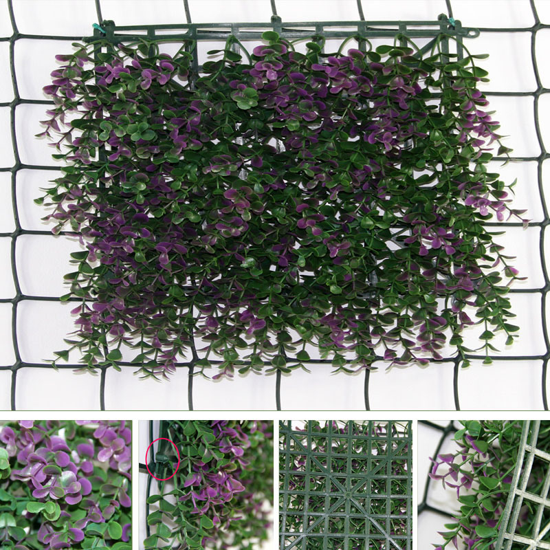 Green Wall Walls Outdoor Plastic Hedges Fence Artificial Hedge