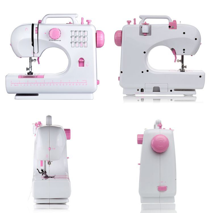 Zigzag Lockstitch Domestic Sewing Machine (FHSM-506) with 12 Stitch Patterns