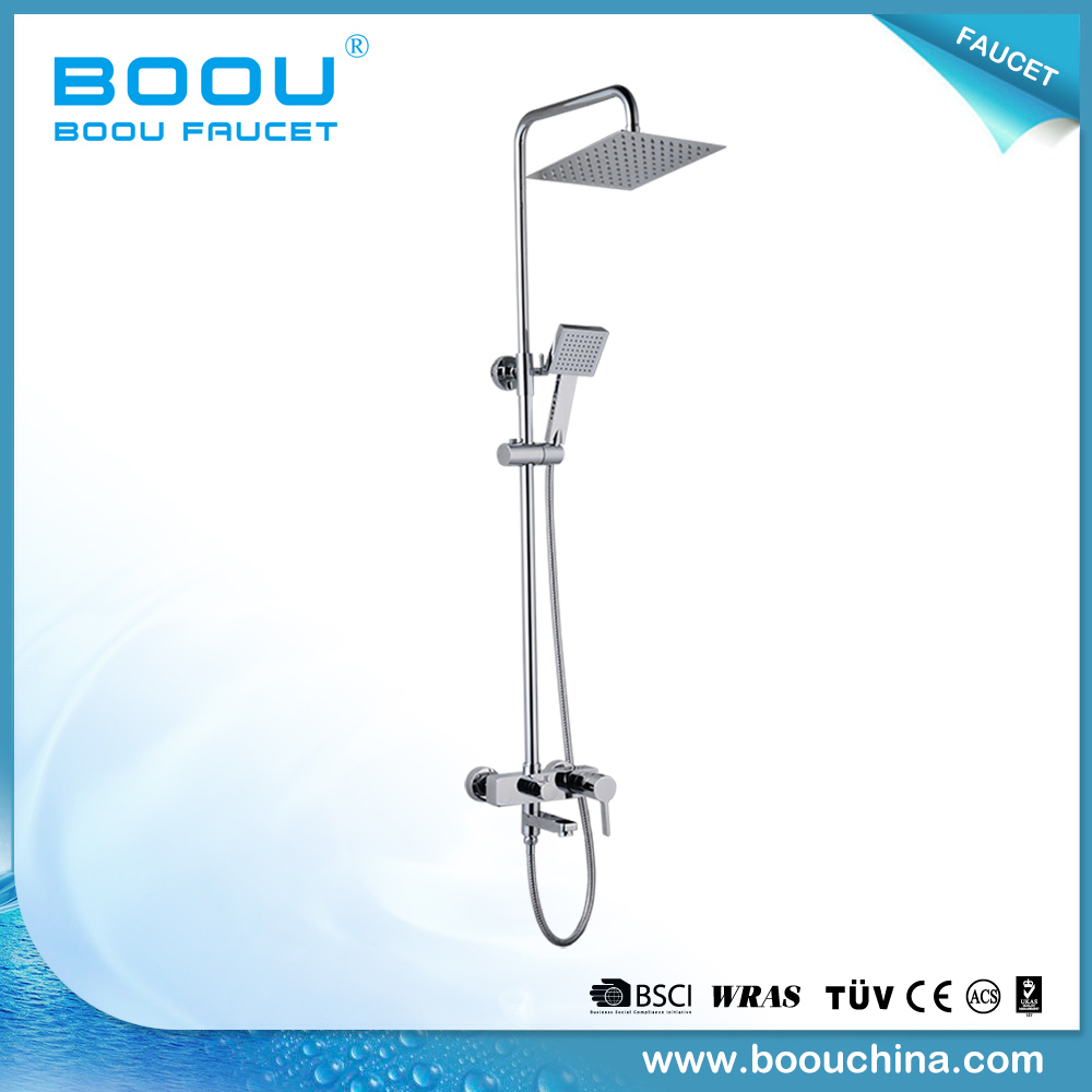 Boou Brass Materials Shower Set Bathroom Shower Faucet