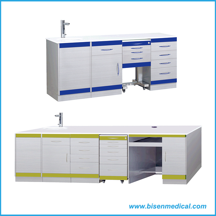 BS-Gd09 High Quality Hospital Furniture Medical Mobile Dental Instruments Cabinet