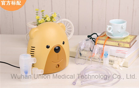 Cute Bear Appearance Compressor Nebulizer for Home&Clinical Use
