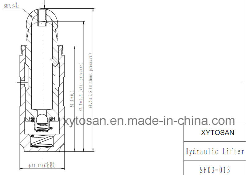 Hydraulic Lifter/ Valve Tappet for Audi OEM-059109521 Tappet