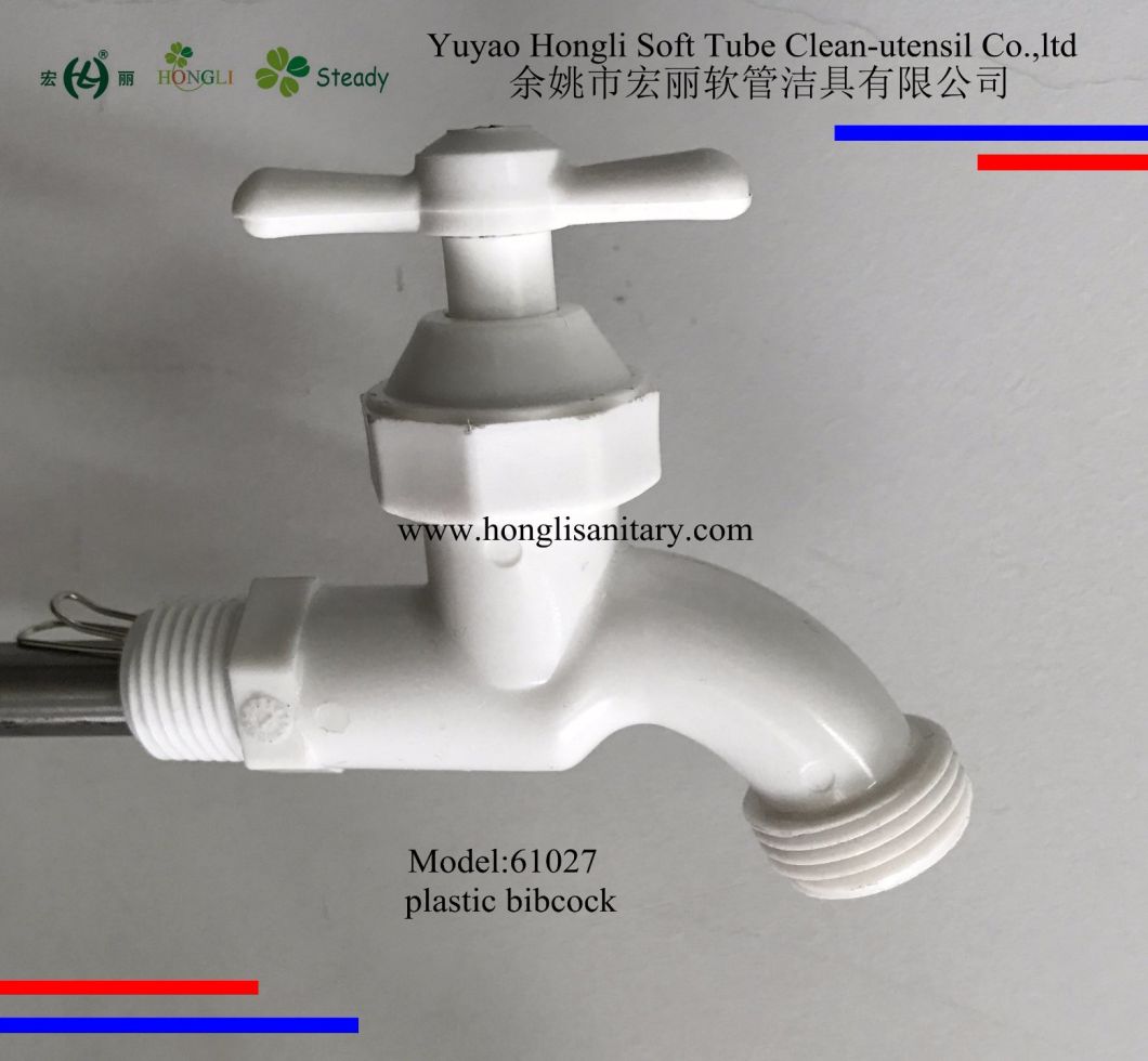 61027 PVC Bibcock, Plastic Faucet, PVC Tap