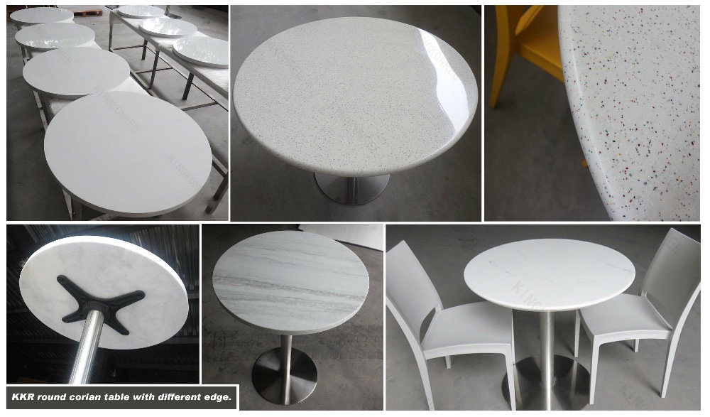 Living Room Furniture Stone Acrylic Solid Surface Tables and Chairs